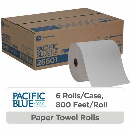 Pacific Blue Basic Recycled Paper Towel Roll - Alternate-Image1