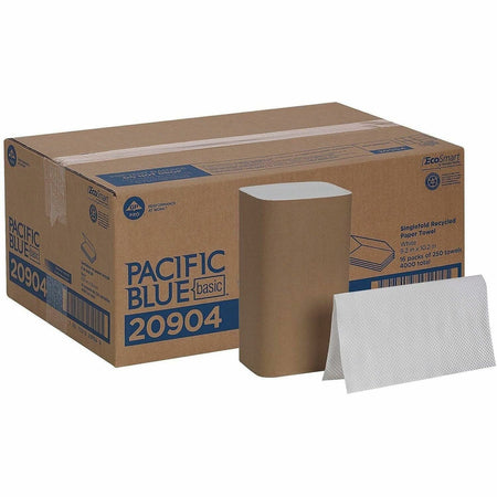 Pacific Blue Basic S-Fold Recycled Paper Towels - 1500