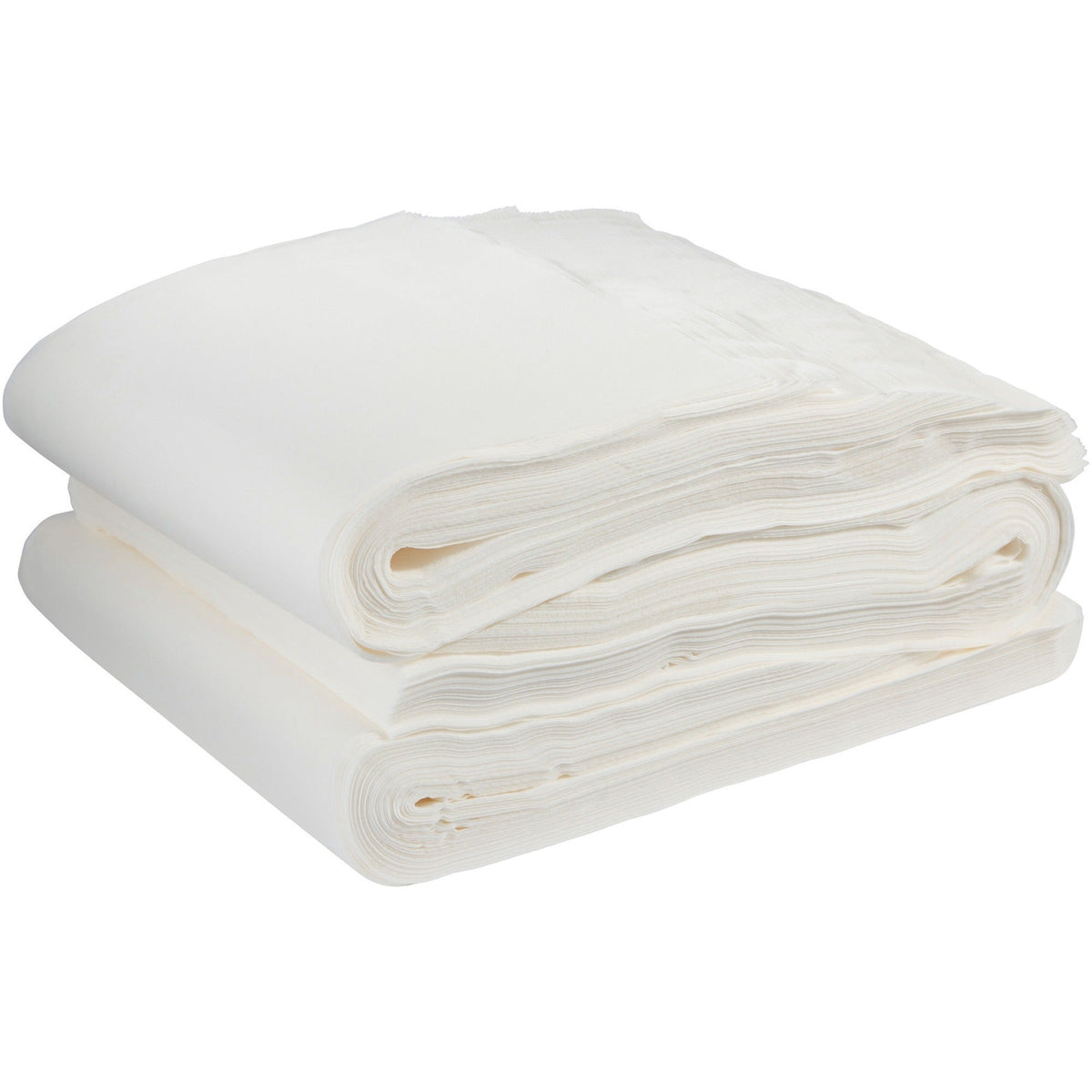 Pacific Blue Select A300 Patient Care Disposable Bath Towels - 1/2 Fold - 19.50’’ Width x 39’’ Length - White