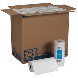 Pacific Blue Select Perforated Paper Towel Roll: 2-Ply 85 Sheets White - 30/Carton - Towels