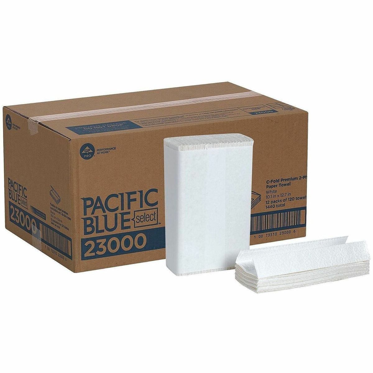 Pacific Blue Select Premium C-Fold Paper Towels - 1500