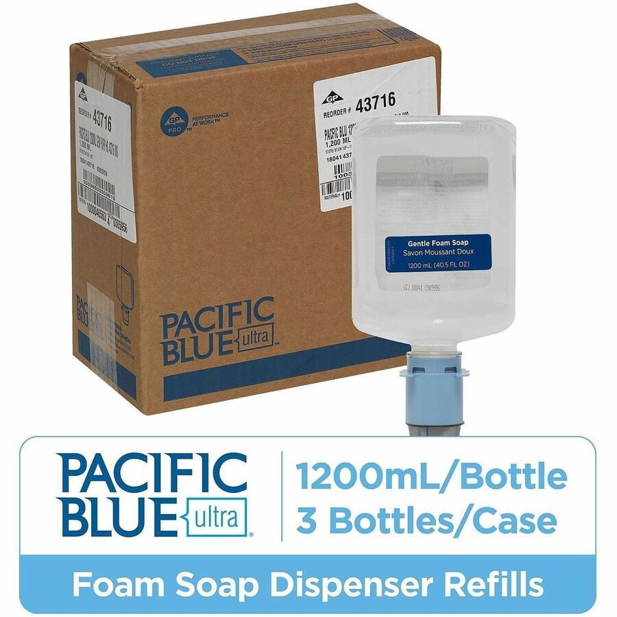 Pacific Blue Ultra Automated Touchless Gentle Foam Hand Soap Dispenser Refills - Alternate-Image1