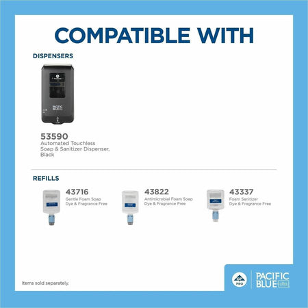 Pacific Blue Ultra Automated Touchless Soap & Sanitizer Dispenser - Alternate-Image5