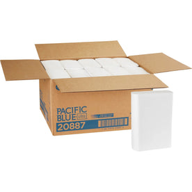Pacific Blue Ultra Big Fold Z Premium Paper Towels - 1 Ply - 10.40’’ x 10.80’’ - White - 220/Pack - 10/Carton