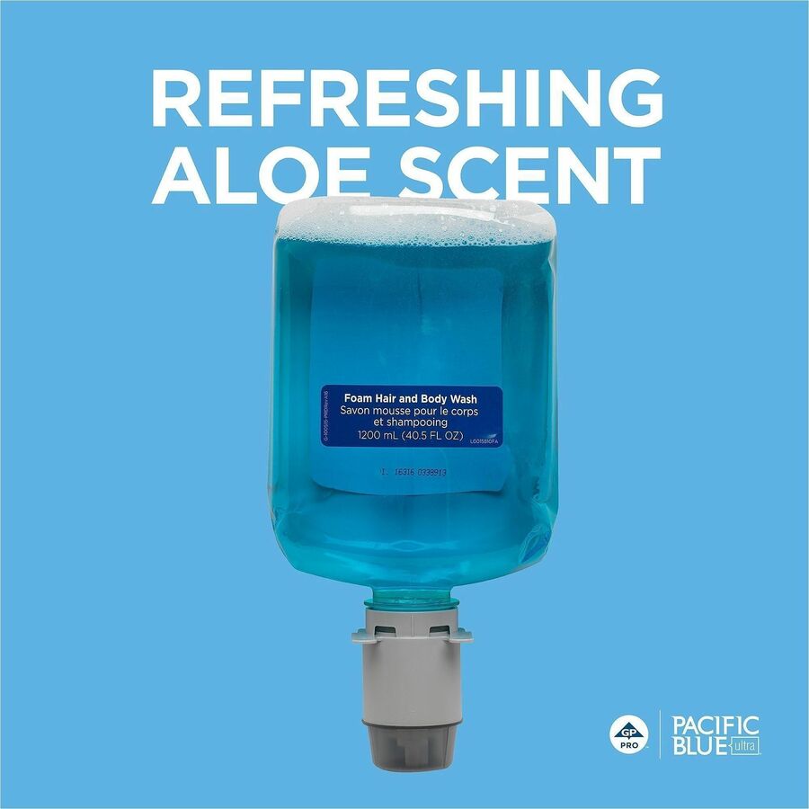 Pacific Blue Ultra Hair And Body Wash Manual Dispenser Refills - Alternate-Image4
