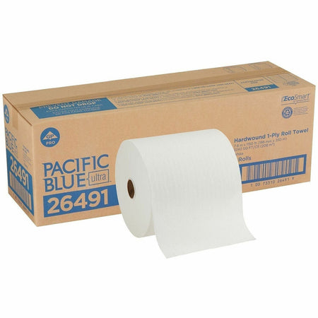 Pacific Blue Ultra High-Capacity Recycled Paper Towel Rolls - 1500