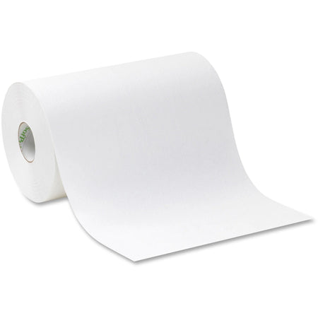 Pacific Blue Ultra Paper Towel Rolls: 1-Ply 9’’ x 400 ft White - 6/Carton - Towels