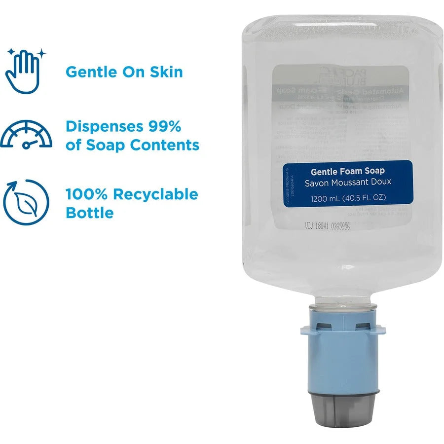 Pacific Blue Ultra Touchless Foam Hand Soap Refills - 1.27 Quart - Dirt & Bacteria Remover - Skin Care Dispensers