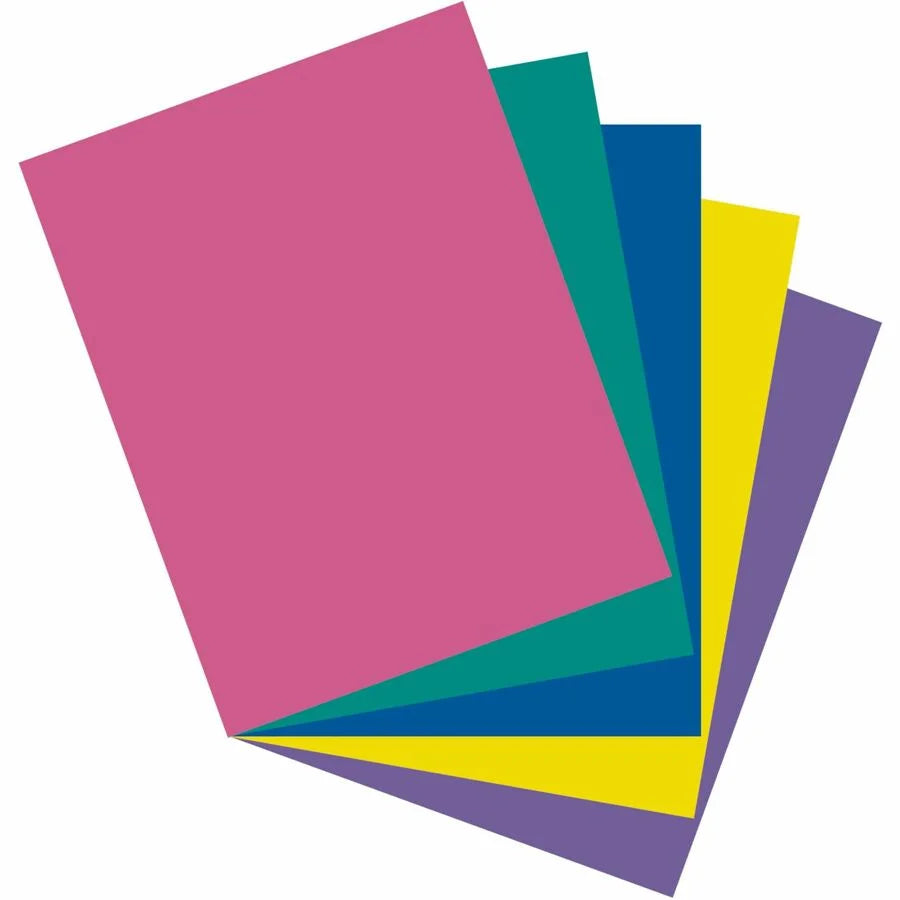 Pacon Cardstock Sheets: Assorted Colors 65 lb - 250 Sheets - Specialty Paper