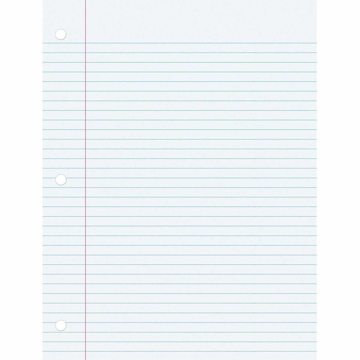 Pacon College Ruled Filler Paper: 100 Sheets 8’’ x 10 1/2’’ Smooth White Paper