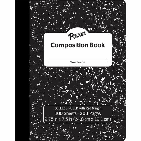 Pacon Composition Book: College Ruled 100 Sheets - Student Notebooks & Folders