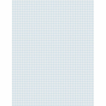 Pacon Composition Paper - Letter - Grid Ruled Front Ruling - 0.25’’ - Unruled Margin - 16 lb Basis Weight - Graph