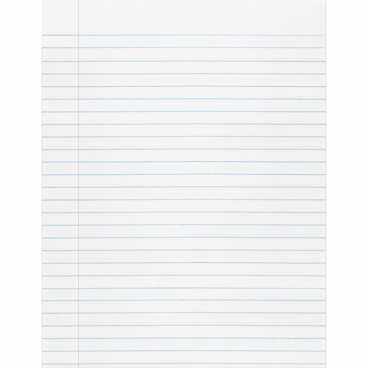 Pacon Composition Paper - Letter - Wide Ruled Front Ruling - 0.37’’ - Red Margin - 8 1/2’’ x 11’’ Sheet Size - Graph