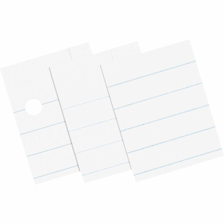 Pacon Composition Paper - Letter - Wide Ruled Front Ruling - 0.37’’ - Red Margin - 8 1/2’’ x 11’’ Sheet Size - Graph
