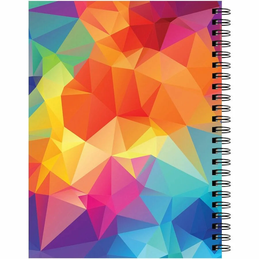 Pacon Fashion Sketch Book: Neon Kaleidoscope Cover 75 Pages Spiral-Bound - Drawing Paper & Pads