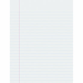 Pacon Government-Letter Composition Paper: Ruled Red Margin 16 lb 8 1/2’’ x 11’’ 500 Sheets - Handwriting Paper & Pads