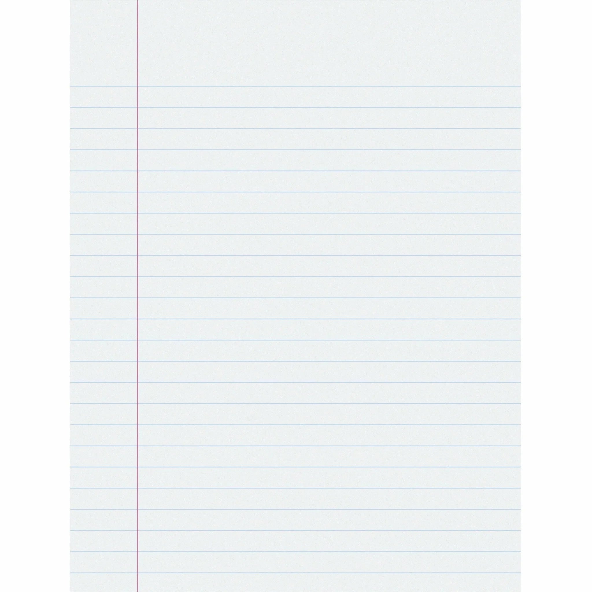 Pacon Government-Letter Composition Paper: Ruled Red Margin 16 lb 8 1/2’’ x 11’’ 500 Sheets - Handwriting Paper & Pads