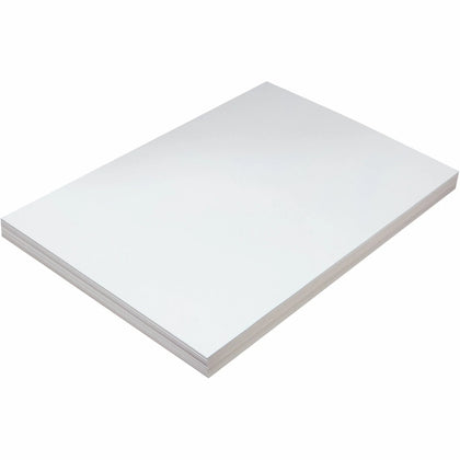 Pacon Medium Weight Tagboard - 12x18 White - 100/Pack - Drawing Paper & Sketch Pads