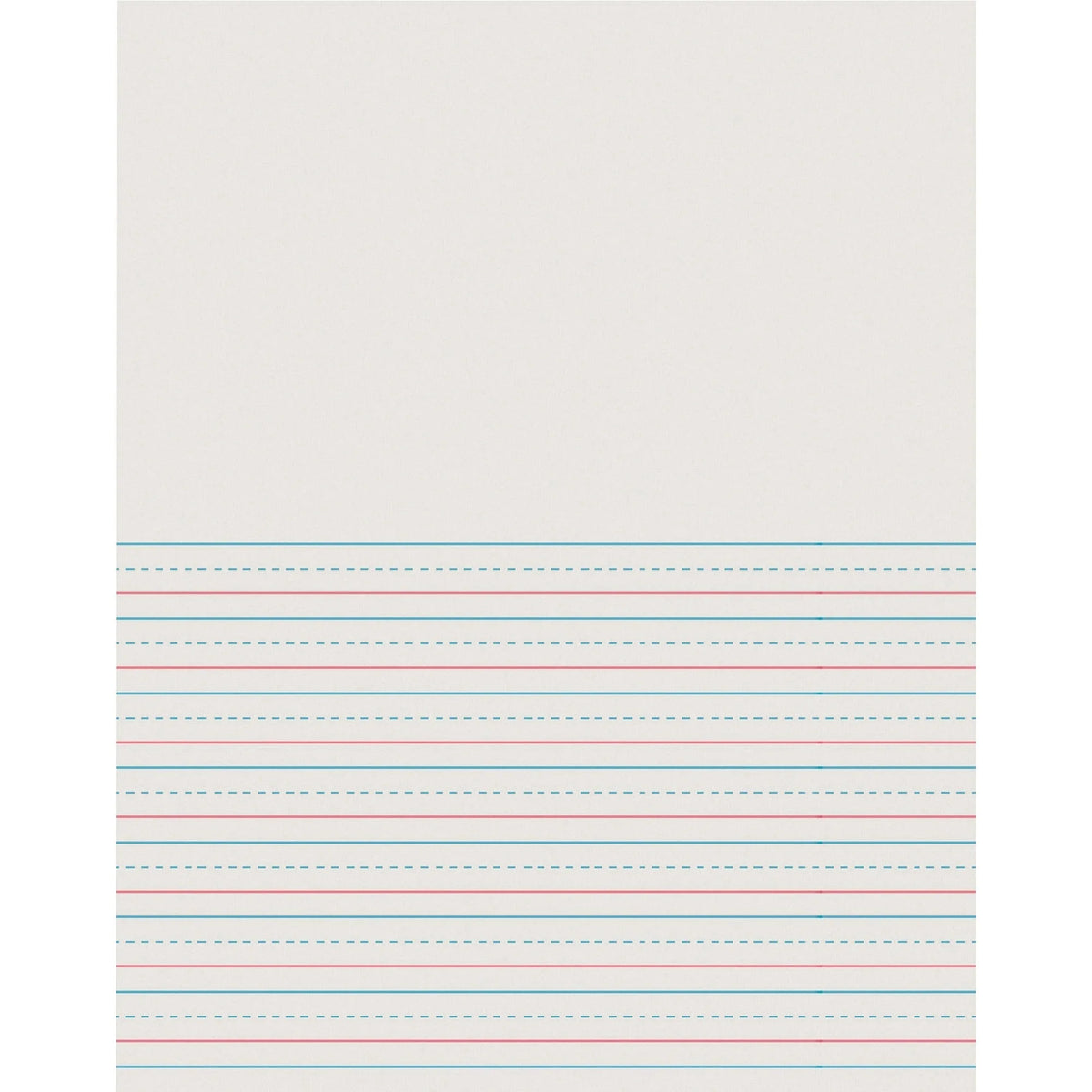 Pacon Newsprint Handwriting Paper: White Letter Size - 500 Sheets - Paper & Pads