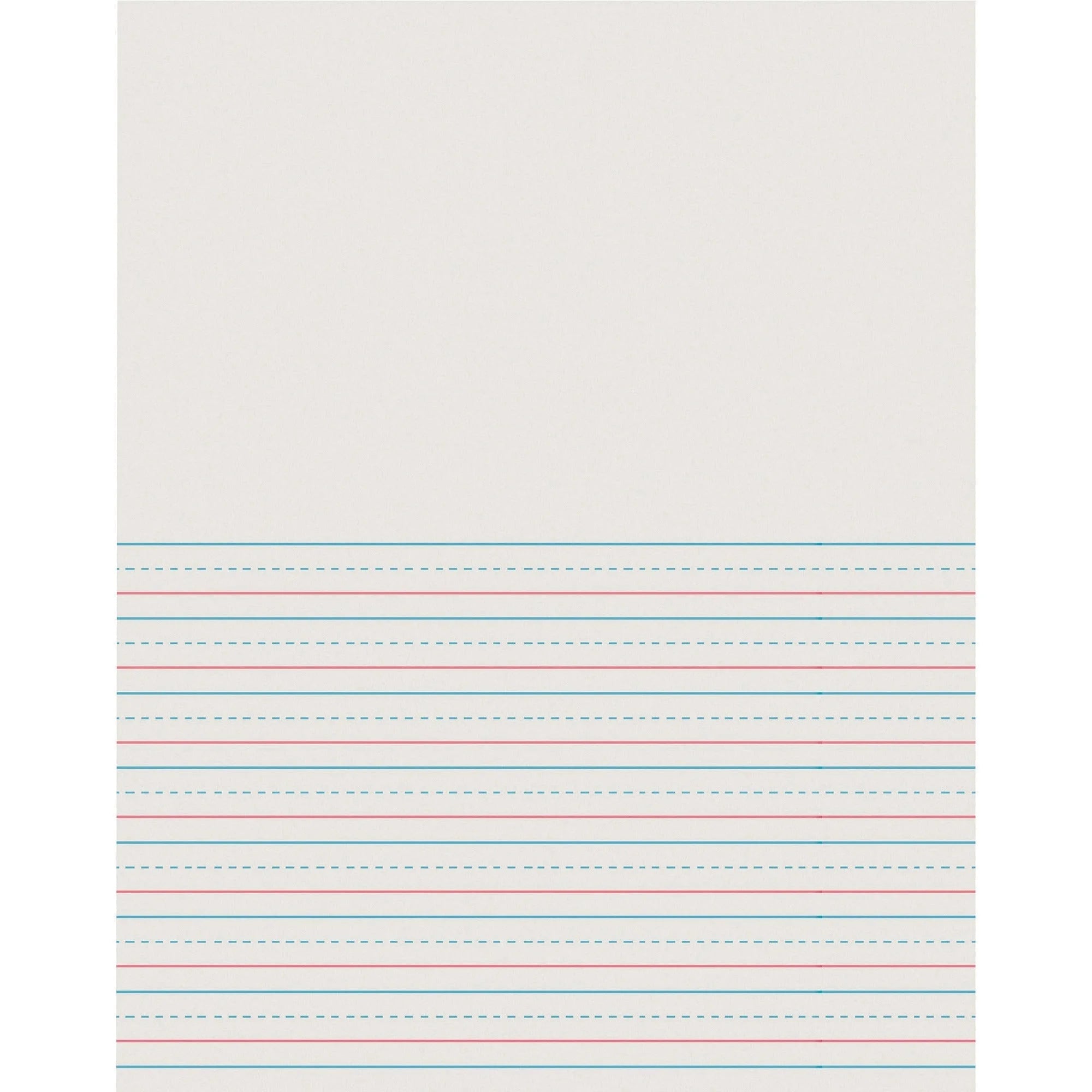 Pacon Newsprint Handwriting Paper: White Letter Size - 500 Sheets - Paper & Pads