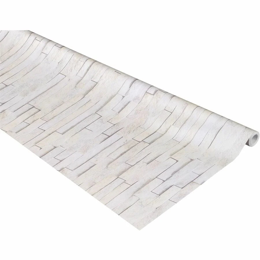 Pacon® Bulletin Board Paper Rolls: Ledger Stone Design - 48’’ x 50 ft - Versatile Decor for Art Room Classroom & Office
