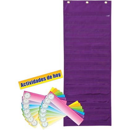 Pacon® Dry Erase Activity Pocket Chart - Versatile Learning Tool - Charts & Accessories