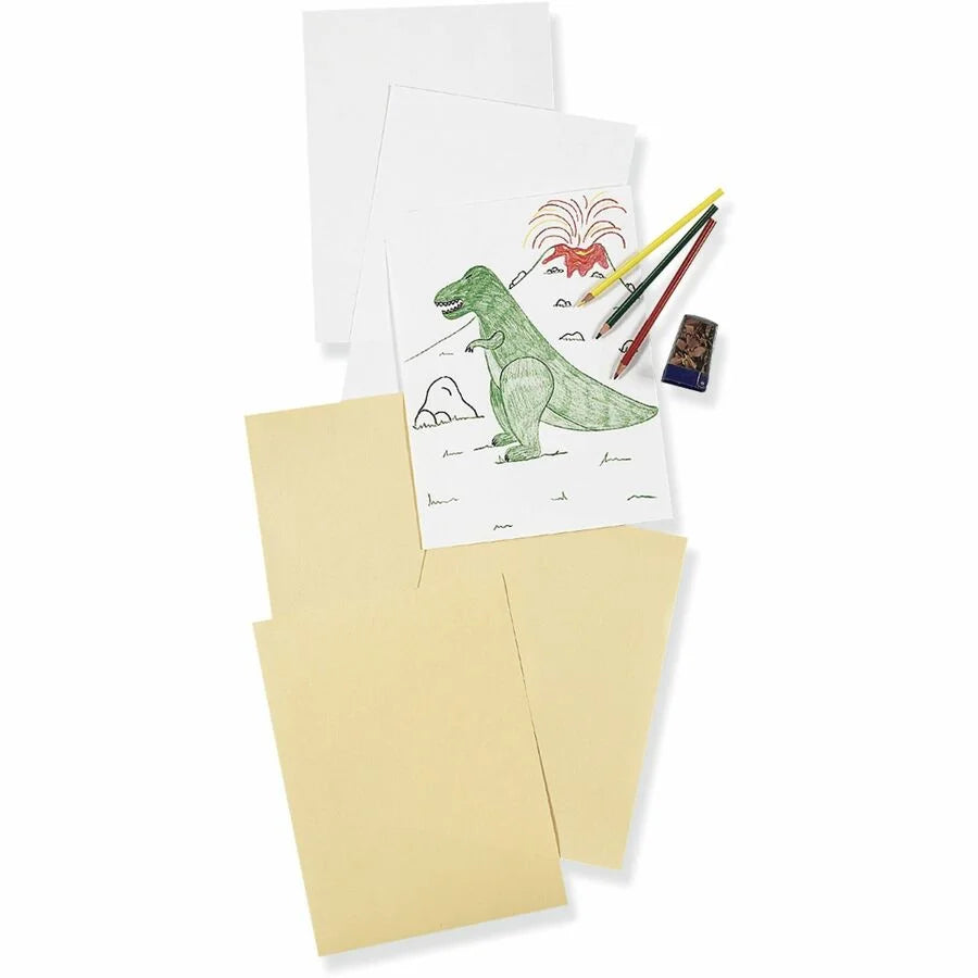 Pacon® Medium-Weight Drawing Paper: 500 Sheets 9’’ x 12’’ White Recycled - Paper & Sketch Pads