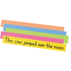 Pacon® Super Bright Sentence Strips - 100 Pack: Colorful Learning Aid - Handwriting Paper & Pads