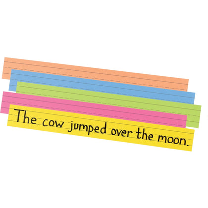 Pacon® Super Bright Sentence Strips - 100 Pack: Colorful Learning Aid - Handwriting Paper & Pads
