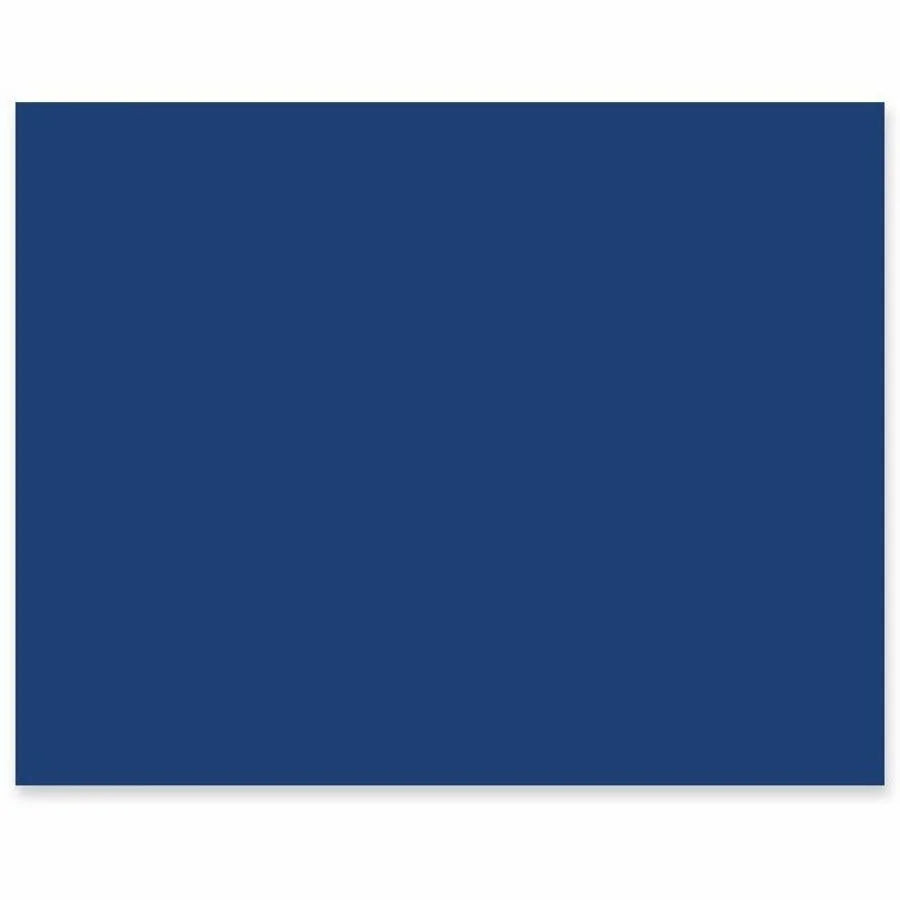 Pacon Railroad Board: Dark Blue Art & Poster Board - 22’’ x 28’’ - 25/Ctn - Project Boards