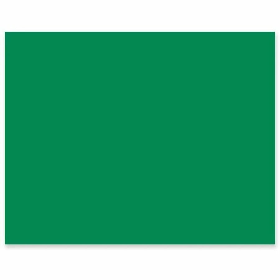 Pacon Railroad Board: Holiday Green - 28’’ x 22’’ - 25/Carton - Project Boards