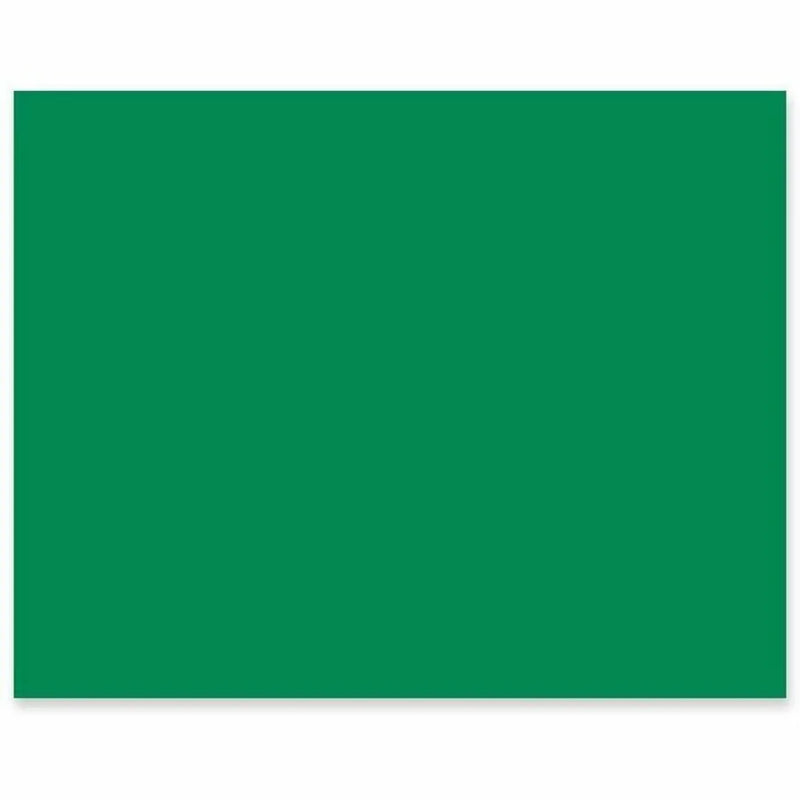 Pacon Railroad Board: Holiday Green - 28’’ x 22’’ - 25/Carton - Project Boards