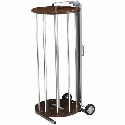 Pacon Rotary Art Roll Rack - 48’’ Width - Mobile Unit - Gray - Paper Rolls/Tissue