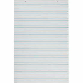 Pacon Ruled Chart Pad: 24x36 White Paper 1’’ - 100 Sheets - Handwriting & Pads