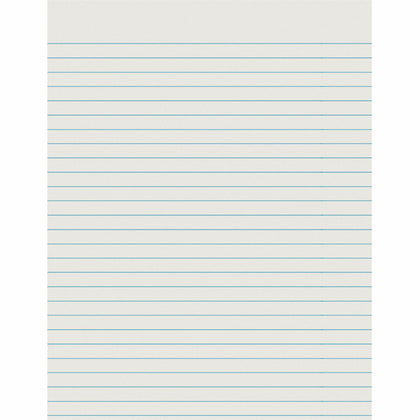 Pacon Ruled Newsprint Practice Paper - 500 Sheets - White - Letter Size - Handwriting & Pads
