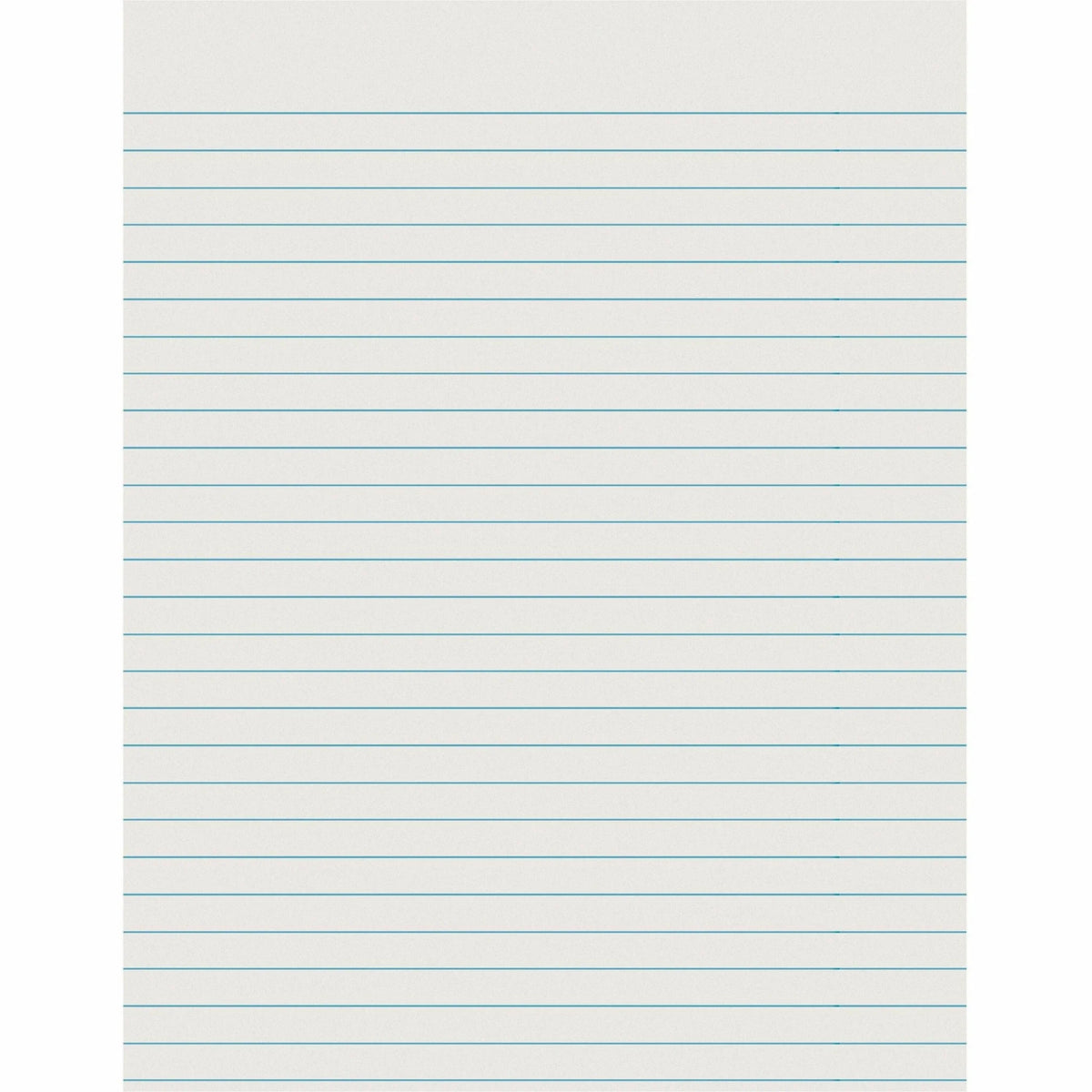 Pacon Ruled Newsprint Practice Paper - 500 Sheets - White - Letter Size - Handwriting & Pads