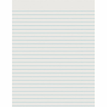 Pacon Ruled Newsprint Practice Paper - 500 Sheets - White - Letter Size - Handwriting & Pads