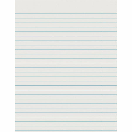 Pacon Ruled Newsprint Practice Paper - 500 Sheets - White - Letter Size - Handwriting & Pads