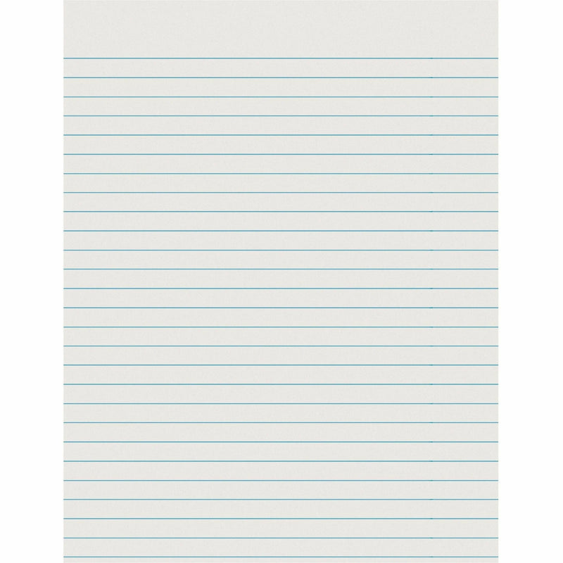 Pacon Ruled Newsprint Practice Paper - 500 Sheets - White - Letter Size - Handwriting & Pads