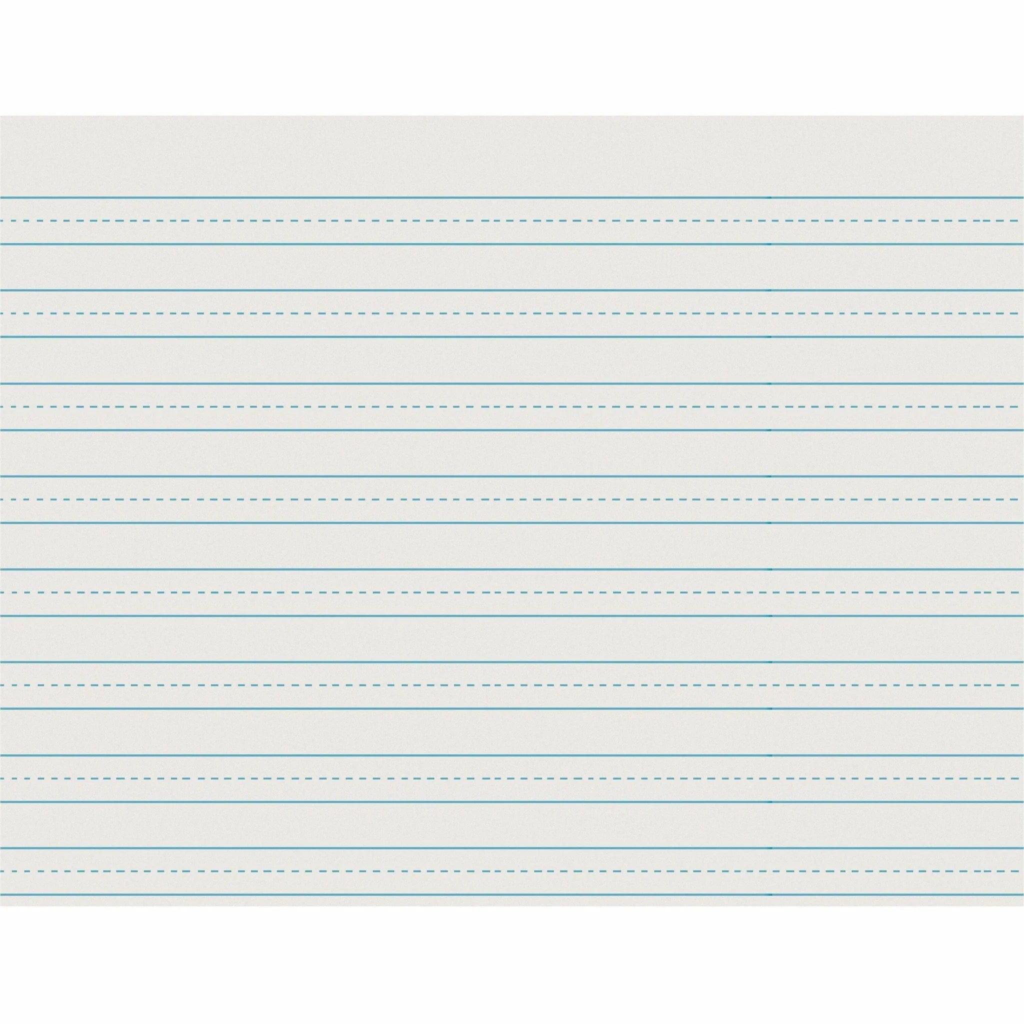 Pacon Skip-A-Line Ruled Newsprint: 0.50’’ - Letter Size - 500 Sheets - Handwriting Paper & Pads