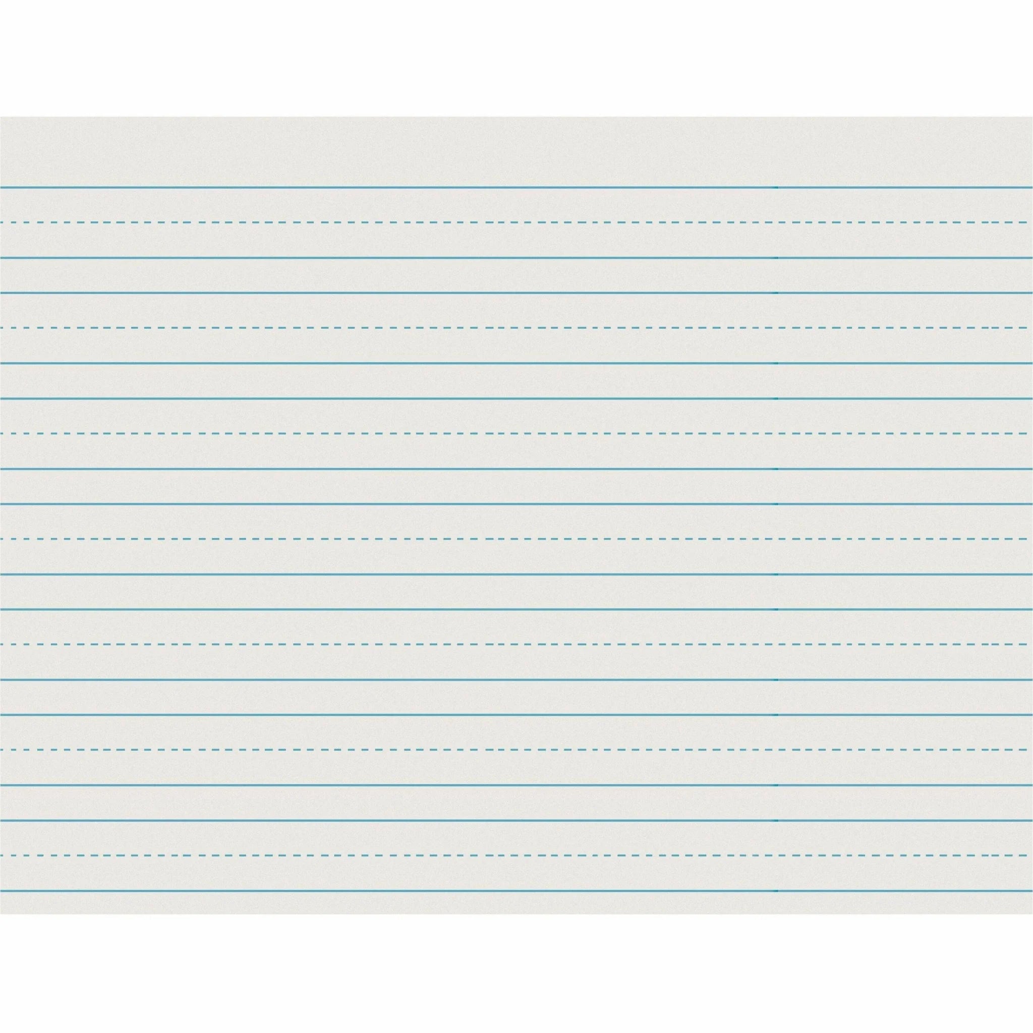 Pacon Skip-A-Line Ruled Newsprint: 0.75’’ - Letter Size - 500 Sheets - Legal & Jr. Pads