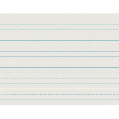 Pacon Skip-A-Line Ruled Newsprint: 1’’ & 0.50’’ - 500 Sheets - Handwriting Paper Pads
