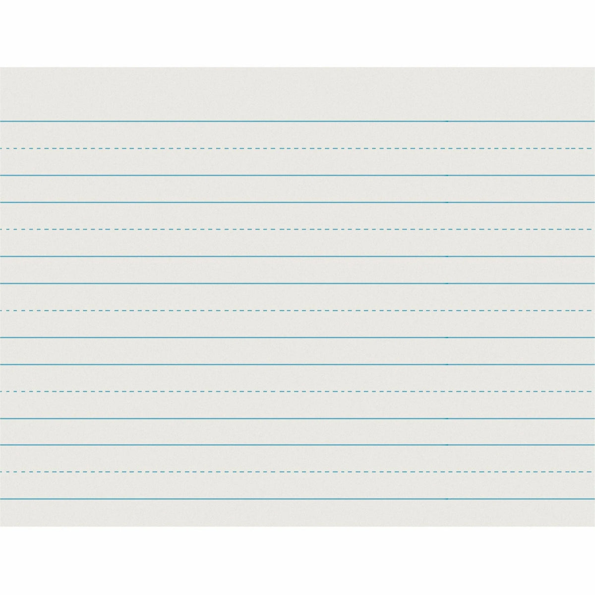 Pacon Skip-A-Line Ruled Newsprint: 1’’ & 0.50’’ - 500 Sheets - Handwriting Paper Pads