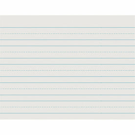 Pacon Skip-A-Line Ruled Newsprint: 1’’ & 0.50’’ - 500 Sheets - Handwriting Paper Pads