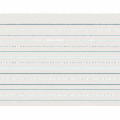 Pacon Skip-A-Line Ruled Newsprint: 1’’ & 0.50’’ - 500 Sheets - Handwriting Paper Pads