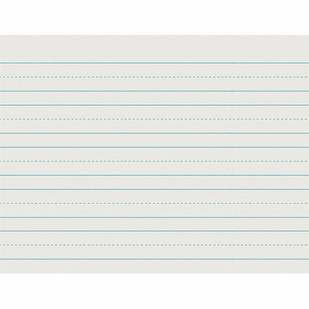 Pacon Skip-A-Line Ruled Newsprint: 1’’ & 0.50’’ - 500 Sheets - Handwriting Paper Pads