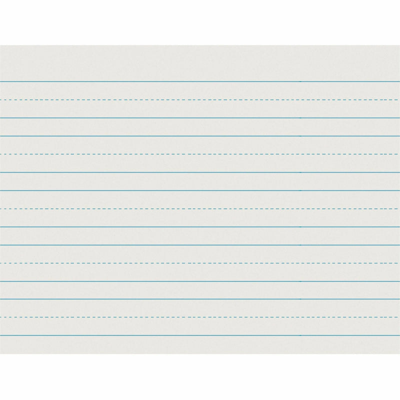 Pacon Skip-A-Line Ruled Newsprint: 1’’ & 0.50’’ - 500 Sheets - Handwriting Paper Pads
