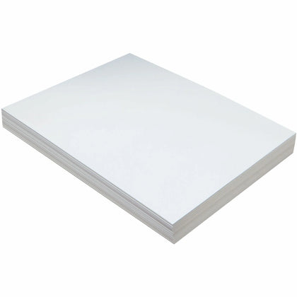 Pacon Tagboard: Craft & Art Supplies - 1.10’’ x 9’’ 12’’ - White - 100 Pack - Drawing Paper Sketch Pads