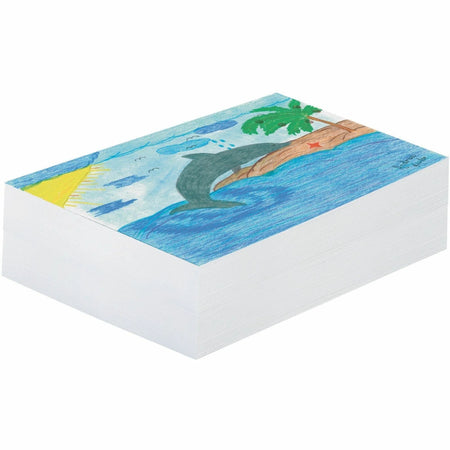 Pacon White Newsprint Paper: 500 Sheets 9’’ x 12’’ Size - Drawing Paper & Sketch Pads