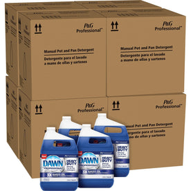 PALLET Dawn Manual Pot/Pan Detergent - Heavy Duty 128 fl oz - Blue - Bulk Purchase - Dish/Dishwasher Detergents